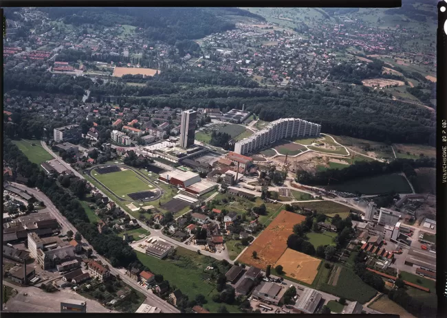 Telli, Aarau, ETH-Bibliothek Z&uuml;rich, Bildarchiv/Stiftung Luftbild Schweiz / Fotograf: Swissair Photo AG